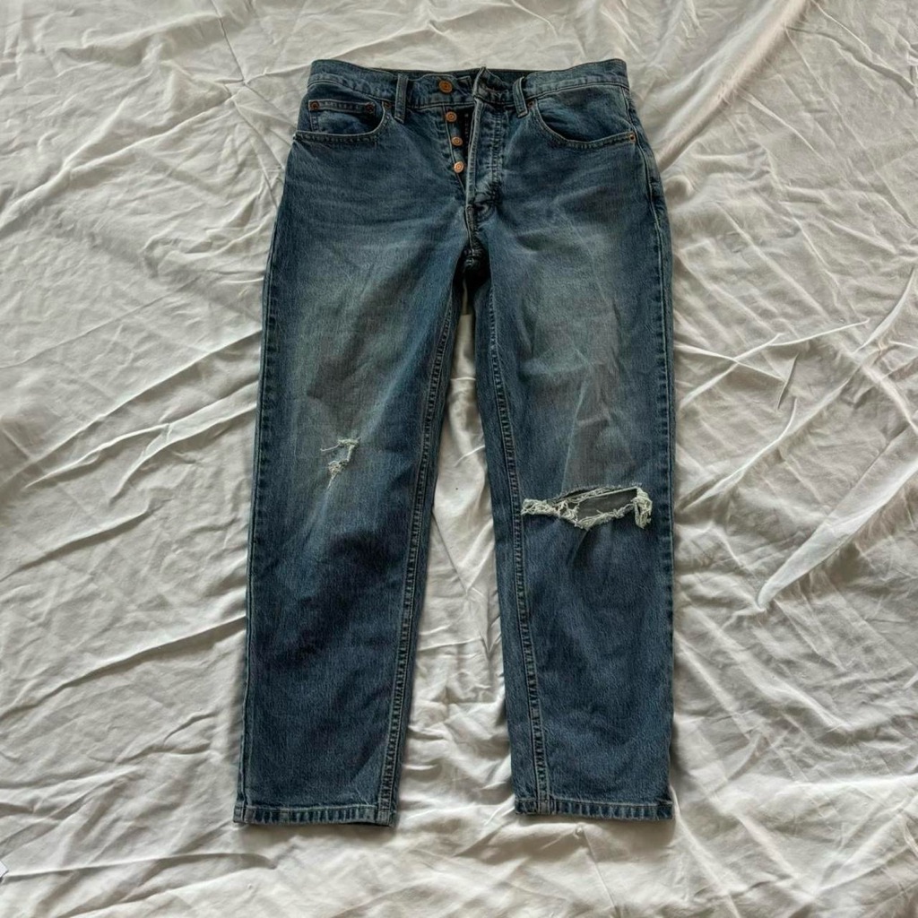Lucky Brand Relaxed Distressed Denim Jeans